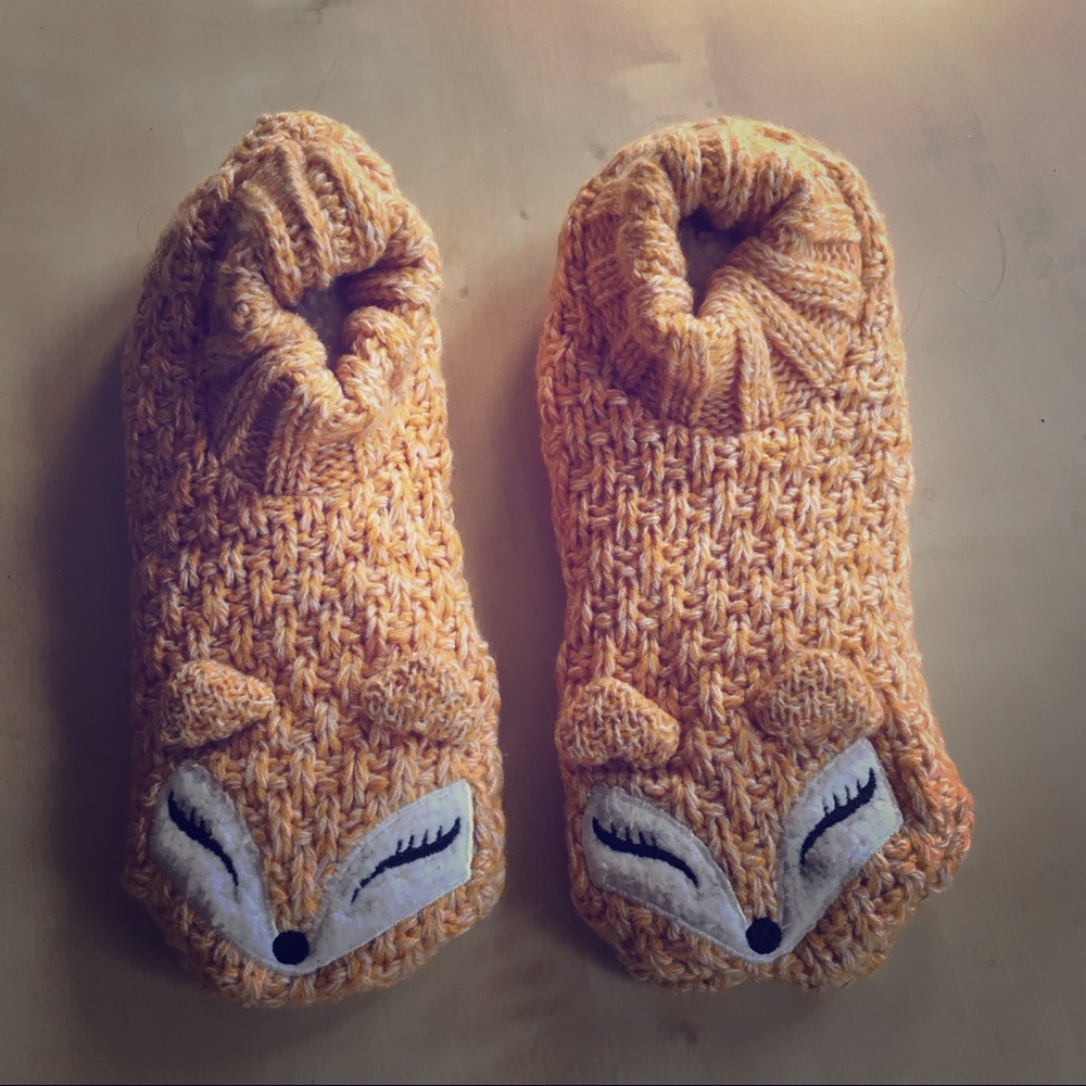 Fox slippers